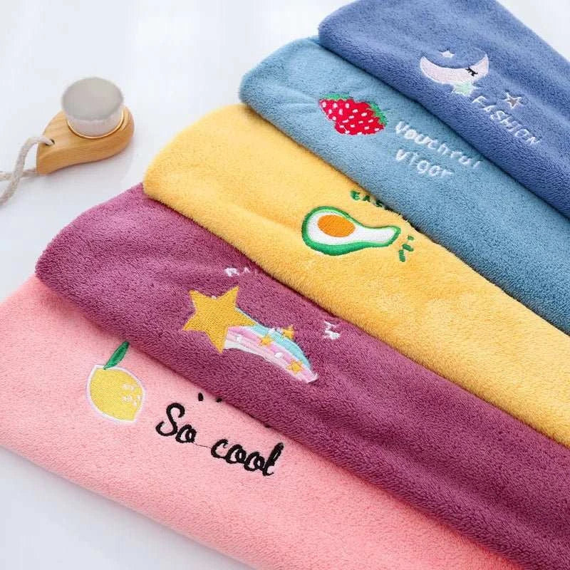 1pc Quickly Dry Hair Hat Super Absorbent Soft Bathroom Women Head Towels Girls Cute Hair Towel Hair Dry Wrap Bonnets - MarketDomez