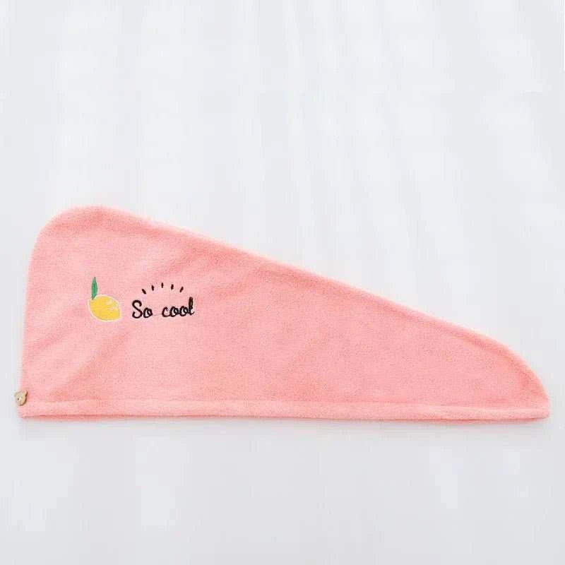 1pc Quickly Dry Hair Hat Super Absorbent Soft Bathroom Women Head Towels Girls Cute Hair Towel Hair Dry Wrap Bonnets - MarketDomez