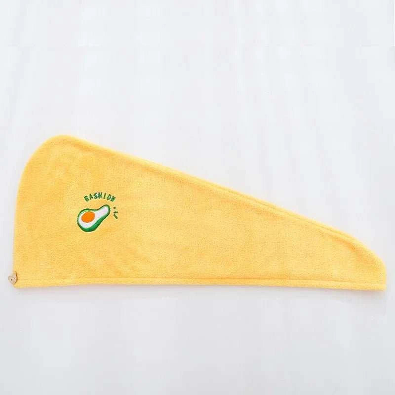 1pc Quickly Dry Hair Hat Super Absorbent Soft Bathroom Women Head Towels Girls Cute Hair Towel Hair Dry Wrap Bonnets - MarketDomez