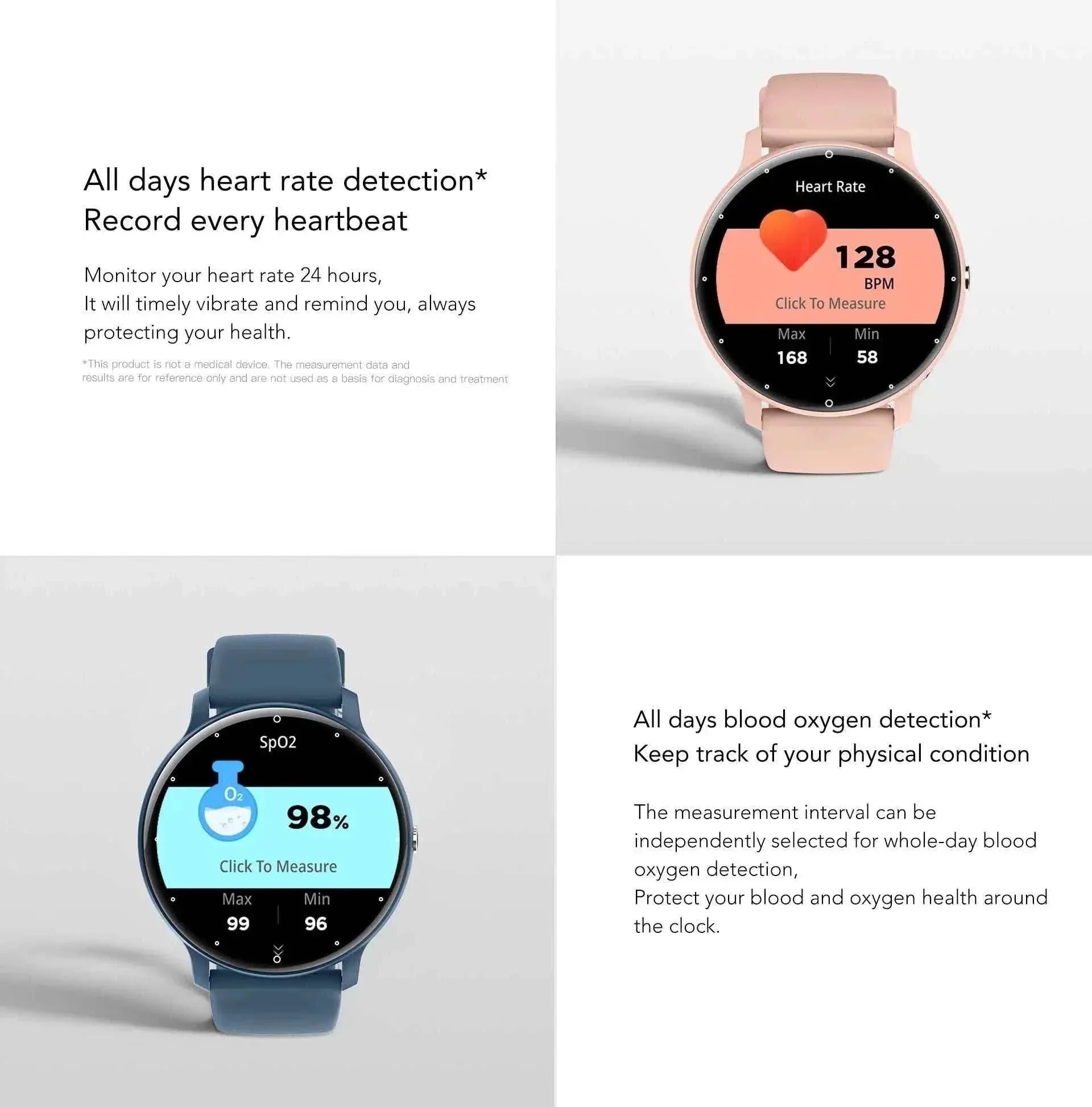 2024 New Smart Watch Women+Men Sport GPS Track Tracking For Android IOS - MarketDomez