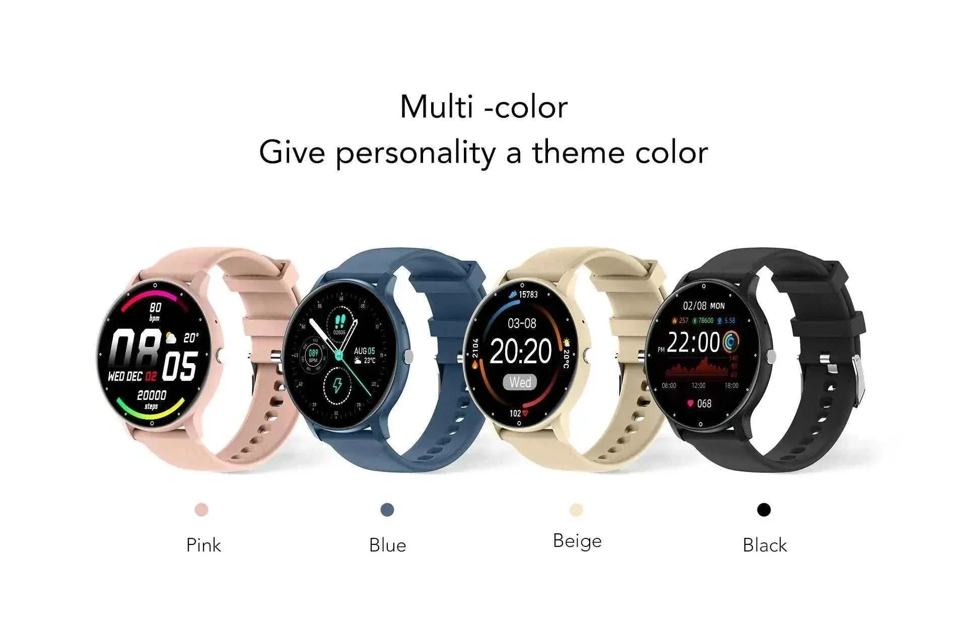 2024 New Smart Watch Women+Men Sport GPS Track Tracking For Android IOS - MarketDomez