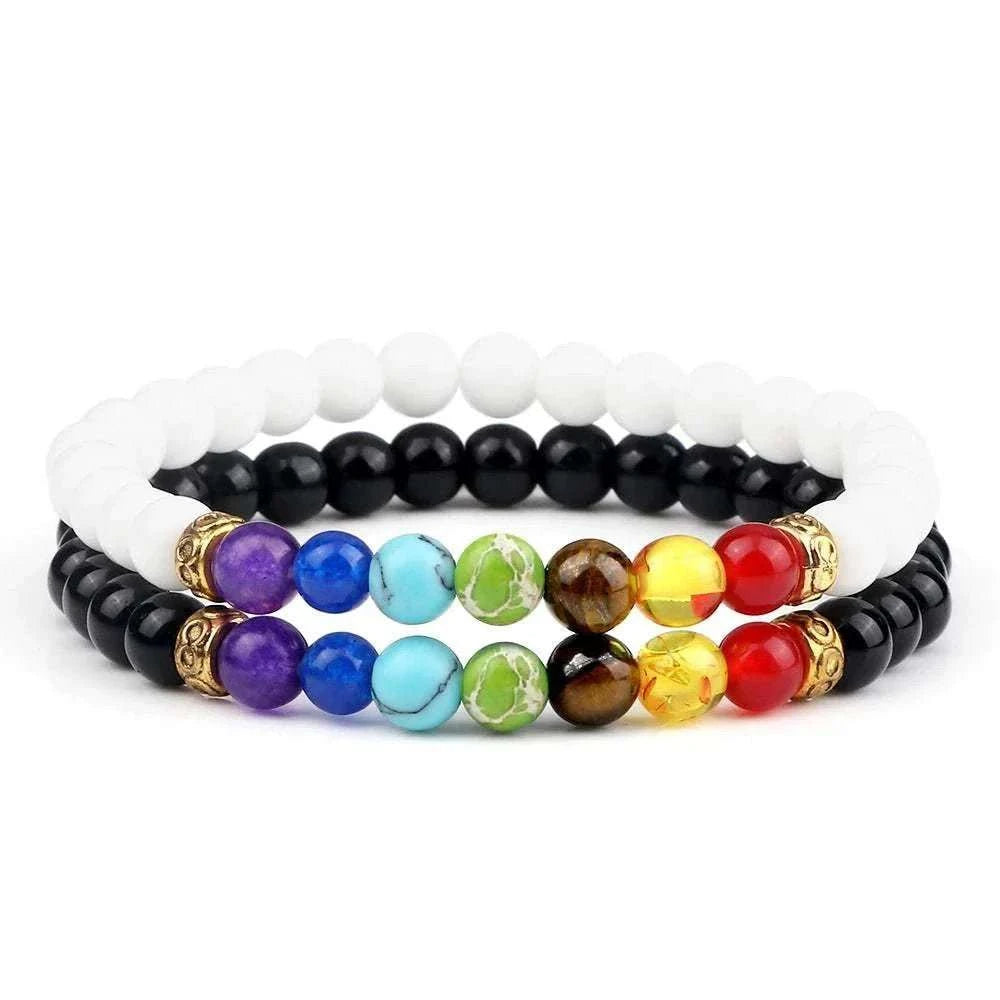 2Pcs/set 30+ Different Styles Chakra Bracelet For Women and Men Balance Bracelet - MarketDomez