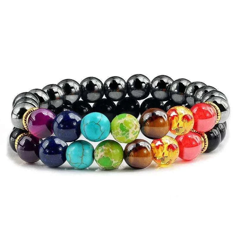 2Pcs/set 30+ Different Styles Chakra Bracelet For Women and Men Balance Bracelet - MarketDomez