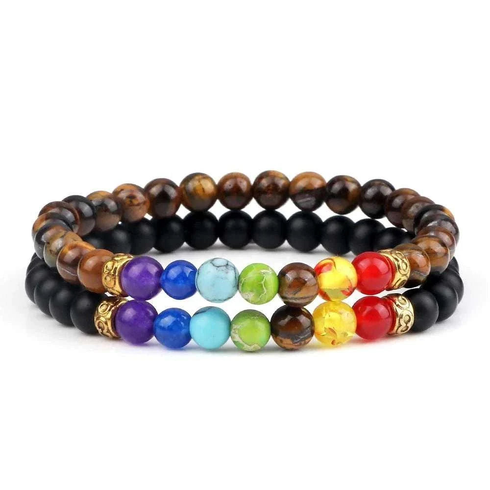 2Pcs/set 30+ Different Styles Chakra Bracelet For Women and Men Balance Bracelet - MarketDomez