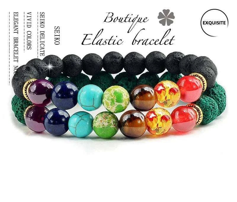 2Pcs/set 30+ Different Styles Chakra Bracelet For Women and Men Balance Bracelet - MarketDomez