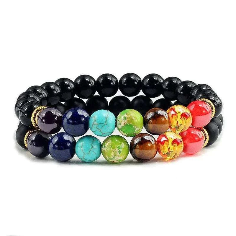 2Pcs/set 30+ Different Styles Chakra Bracelet For Women and Men Balance Bracelet - MarketDomez