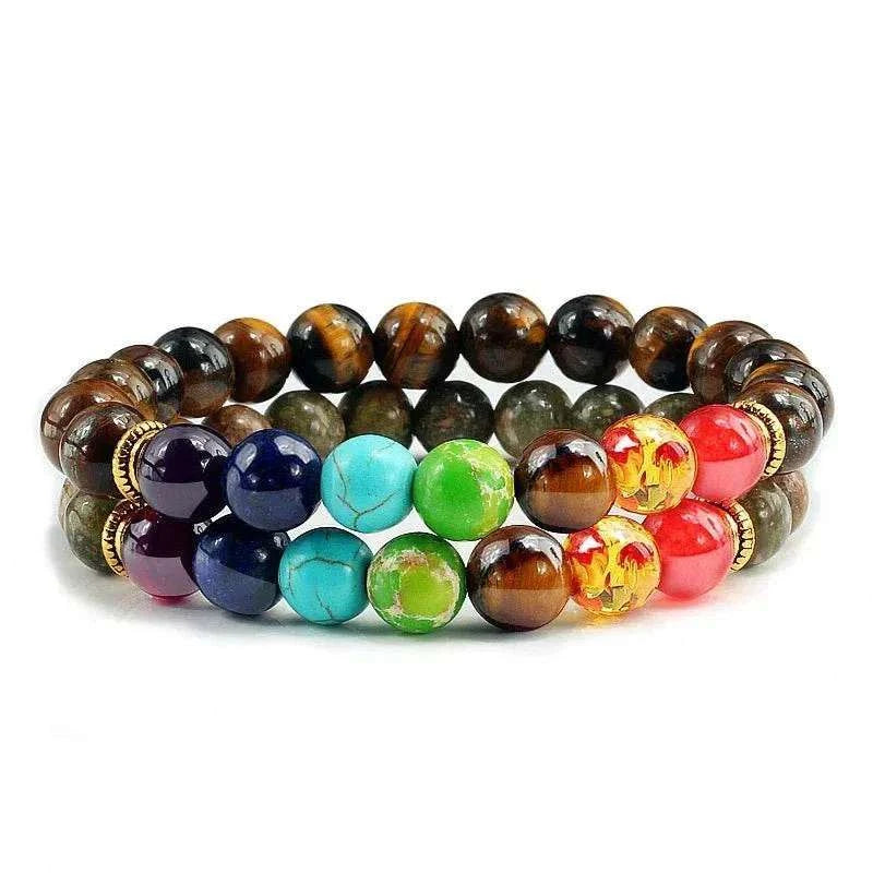 2Pcs/set 30+ Different Styles Chakra Bracelet For Women and Men Balance Bracelet - MarketDomez