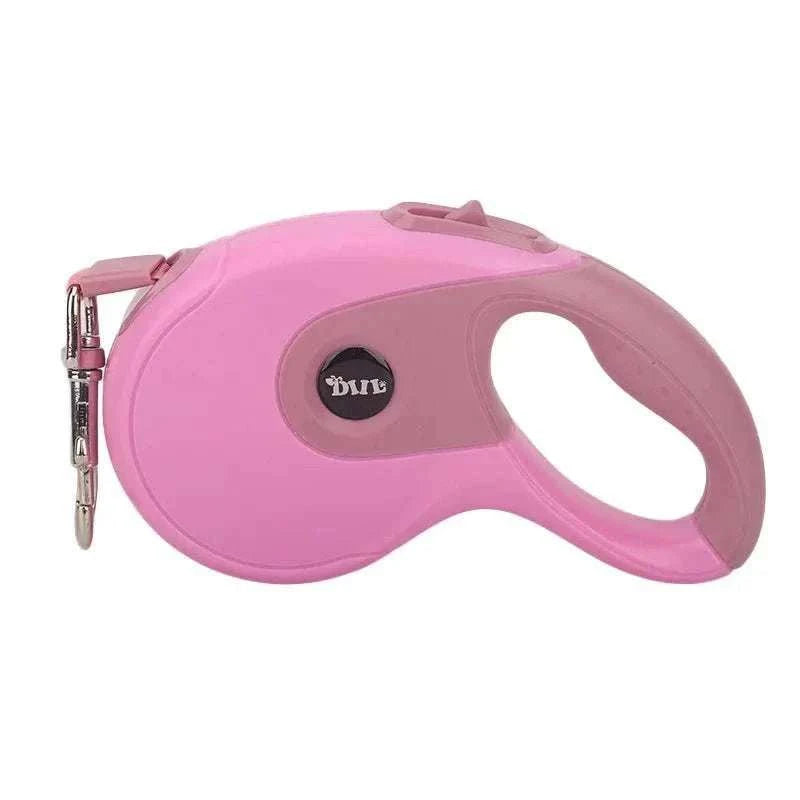 5M Retractable Dog Leash Roulette Leashes with Poop Bag Dispenser - MarketDomez