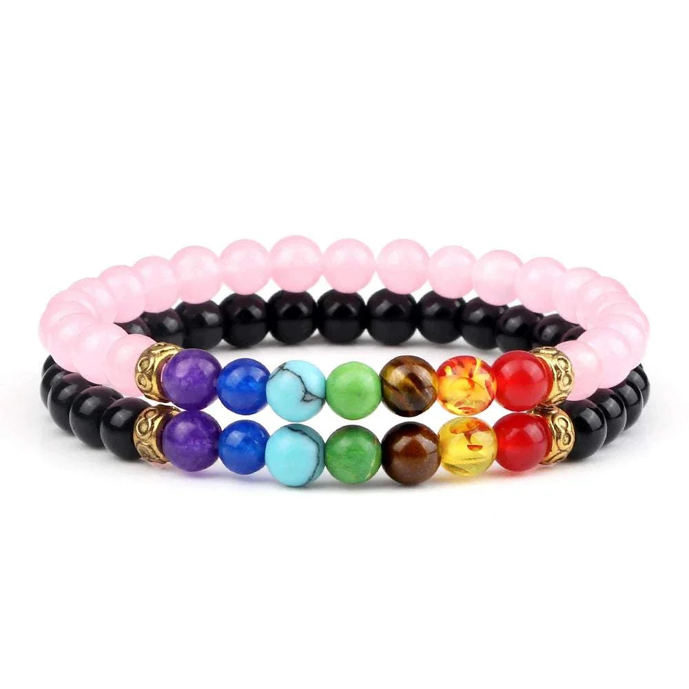 2Pcs/set 30+ Different Styles Chakra Bracelet For Women and Men Balance Bracelet - MarketDomez