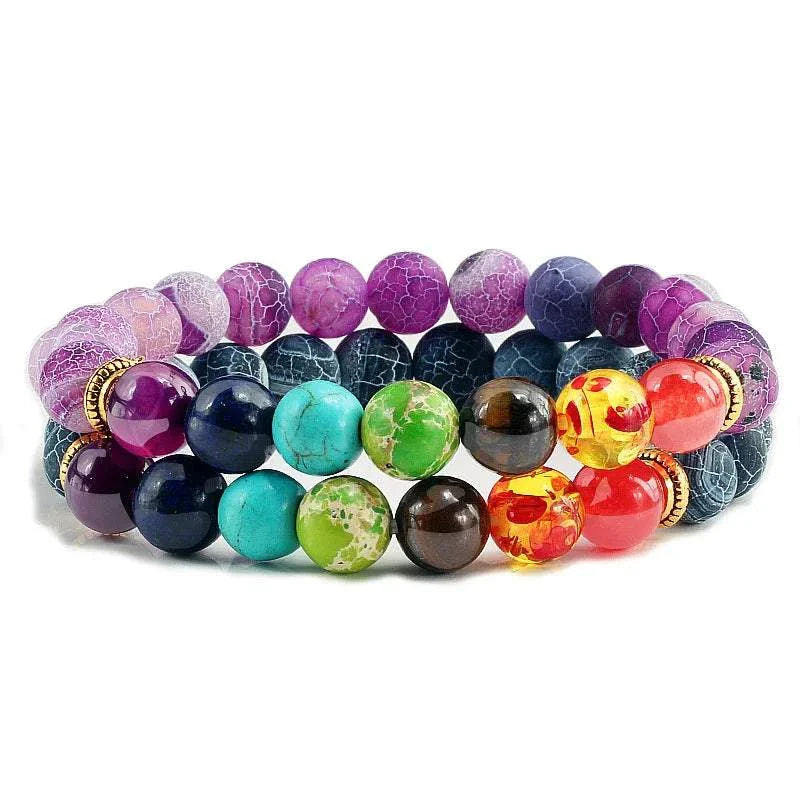 2Pcs/set 30+ Different Styles Chakra Bracelet For Women and Men Balance Bracelet - MarketDomez