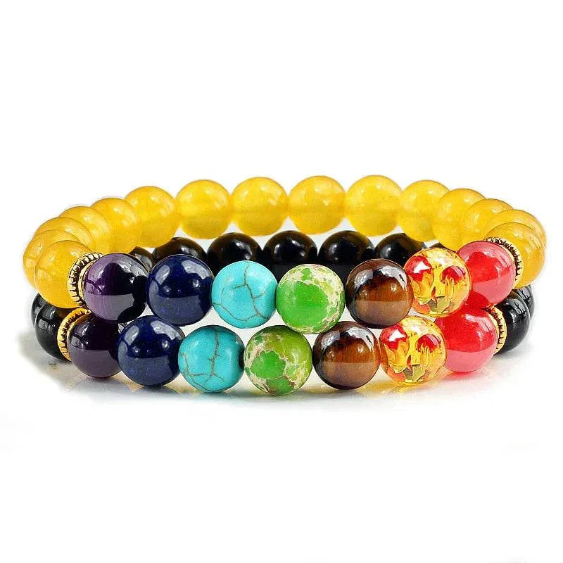 2Pcs/set 30+ Different Styles Chakra Bracelet For Women and Men Balance Bracelet - MarketDomez