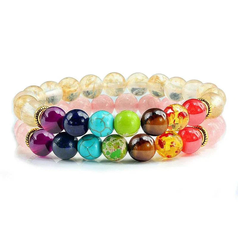 2Pcs/set 30+ Different Styles Chakra Bracelet For Women and Men Balance Bracelet - MarketDomez