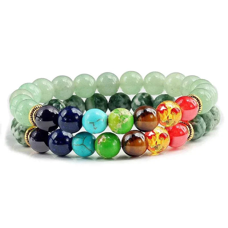 2Pcs/set 30+ Different Styles Chakra Bracelet For Women and Men Balance Bracelet - MarketDomez