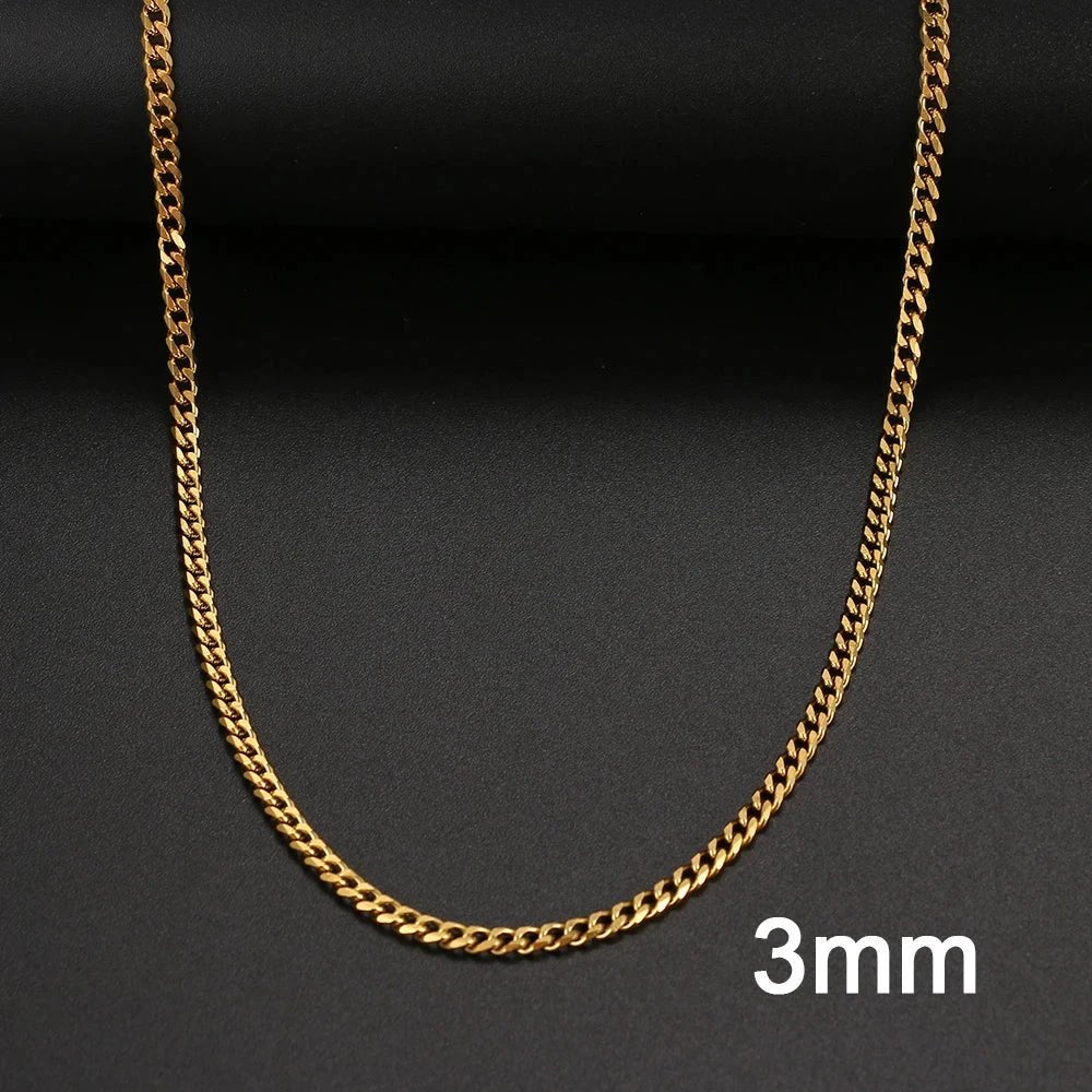 Basic Stainless Steel Necklace For Men and Women - MarketDomez