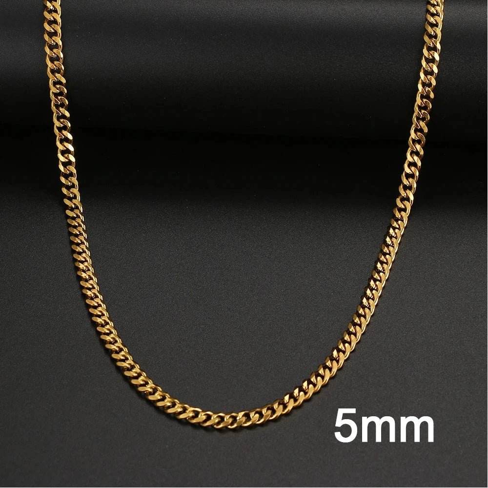 Basic Stainless Steel Necklace For Men and Women - MarketDomez