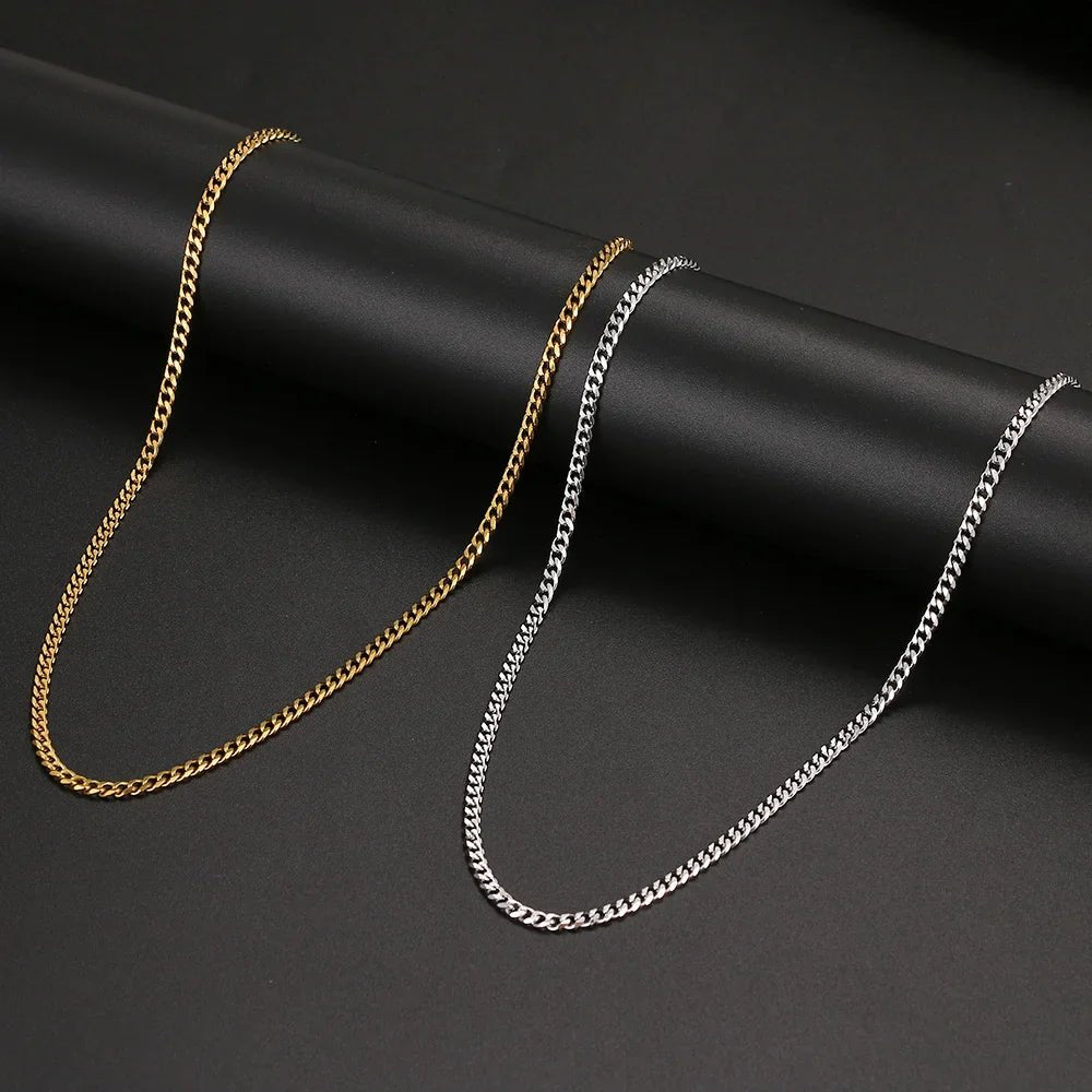 Basic Stainless Steel Necklace For Men and Women - MarketDomez