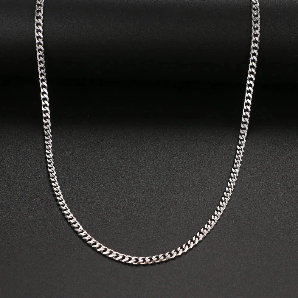 Basic Stainless Steel Necklace For Men and Women - MarketDomez