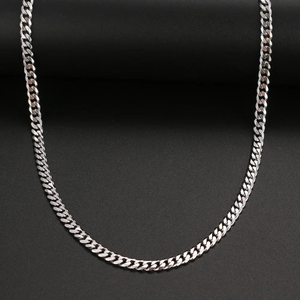 Basic Stainless Steel Necklace For Men and Women - MarketDomez