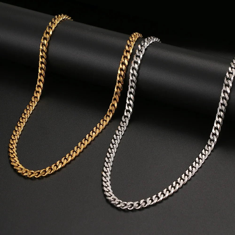 Basic Stainless Steel Necklace For Men and Women - MarketDomez