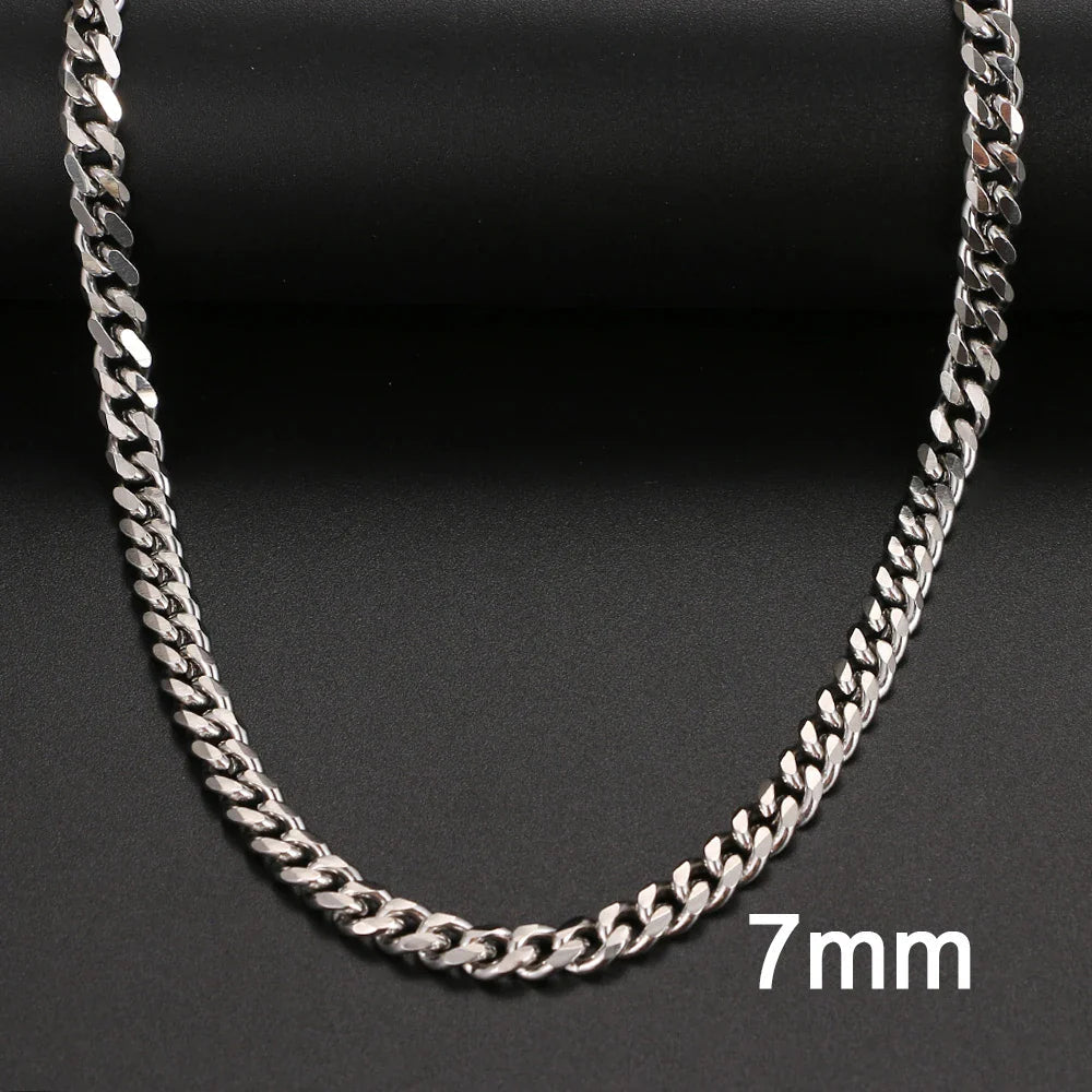 Basic Stainless Steel Necklace For Men and Women - MarketDomez