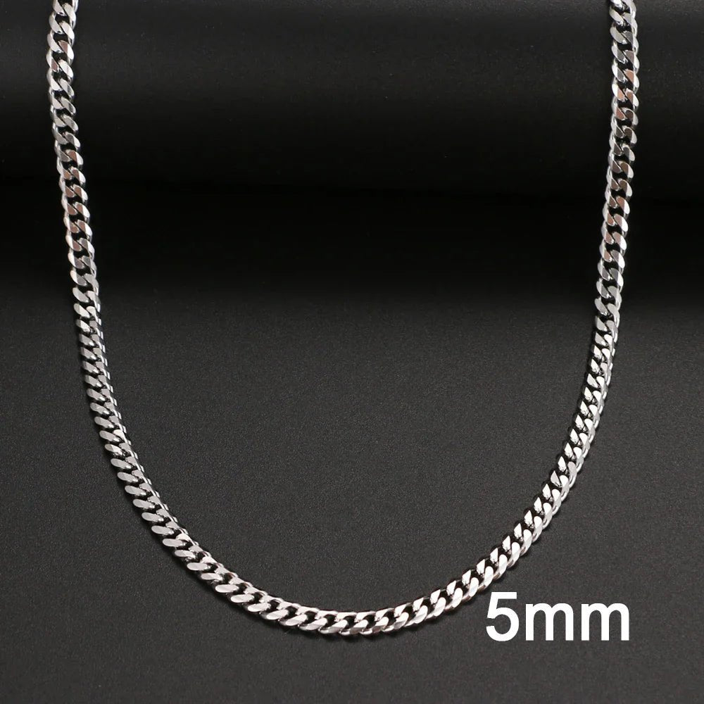 Basic Stainless Steel Necklace For Men and Women - MarketDomez