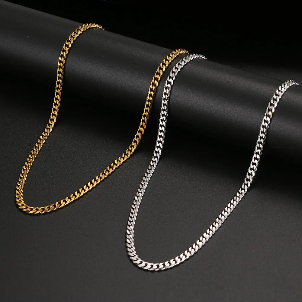 Basic Stainless Steel Necklace For Men and Women - MarketDomez