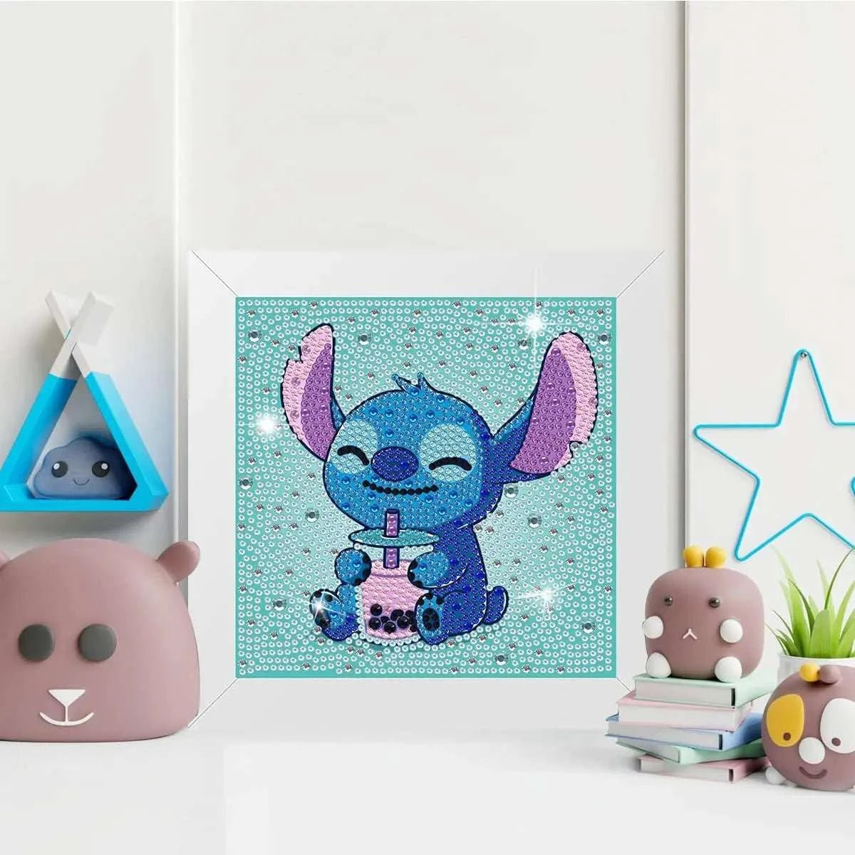 Children's Diamond Painting 5D Animal Art Mini Set (Frameless) DIY Cute Cartoon Big Gem Painting Set Crystal Diamond Painting - MarketDomez