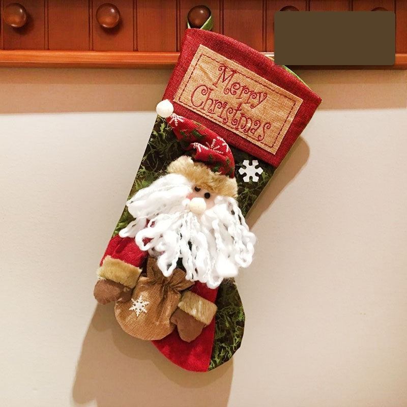 Christmas decoration gift christmas stocking - MarketDomez