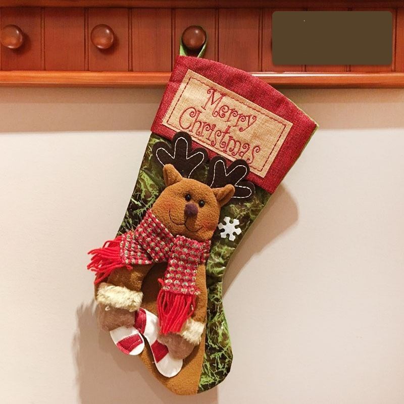 Christmas decoration gift christmas stocking - MarketDomez