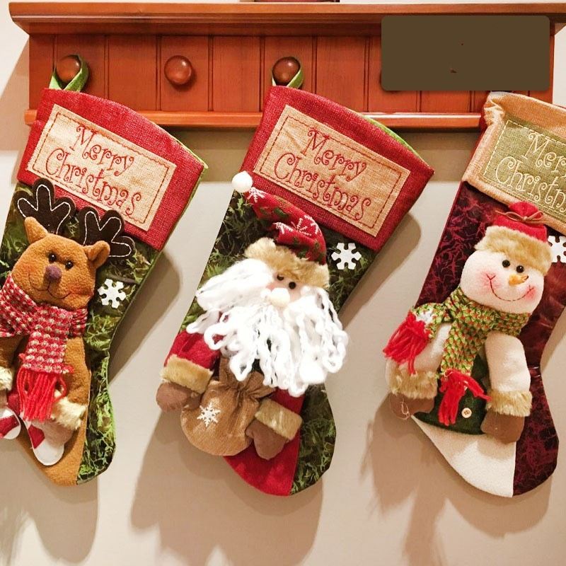 Christmas decoration gift christmas stocking - MarketDomez