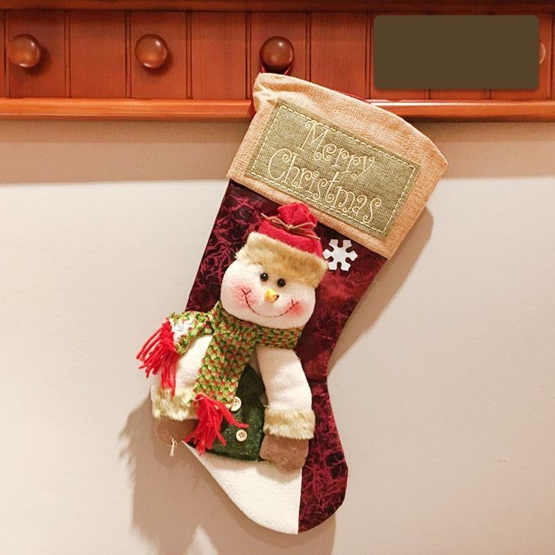 Christmas decoration gift christmas stocking - MarketDomez