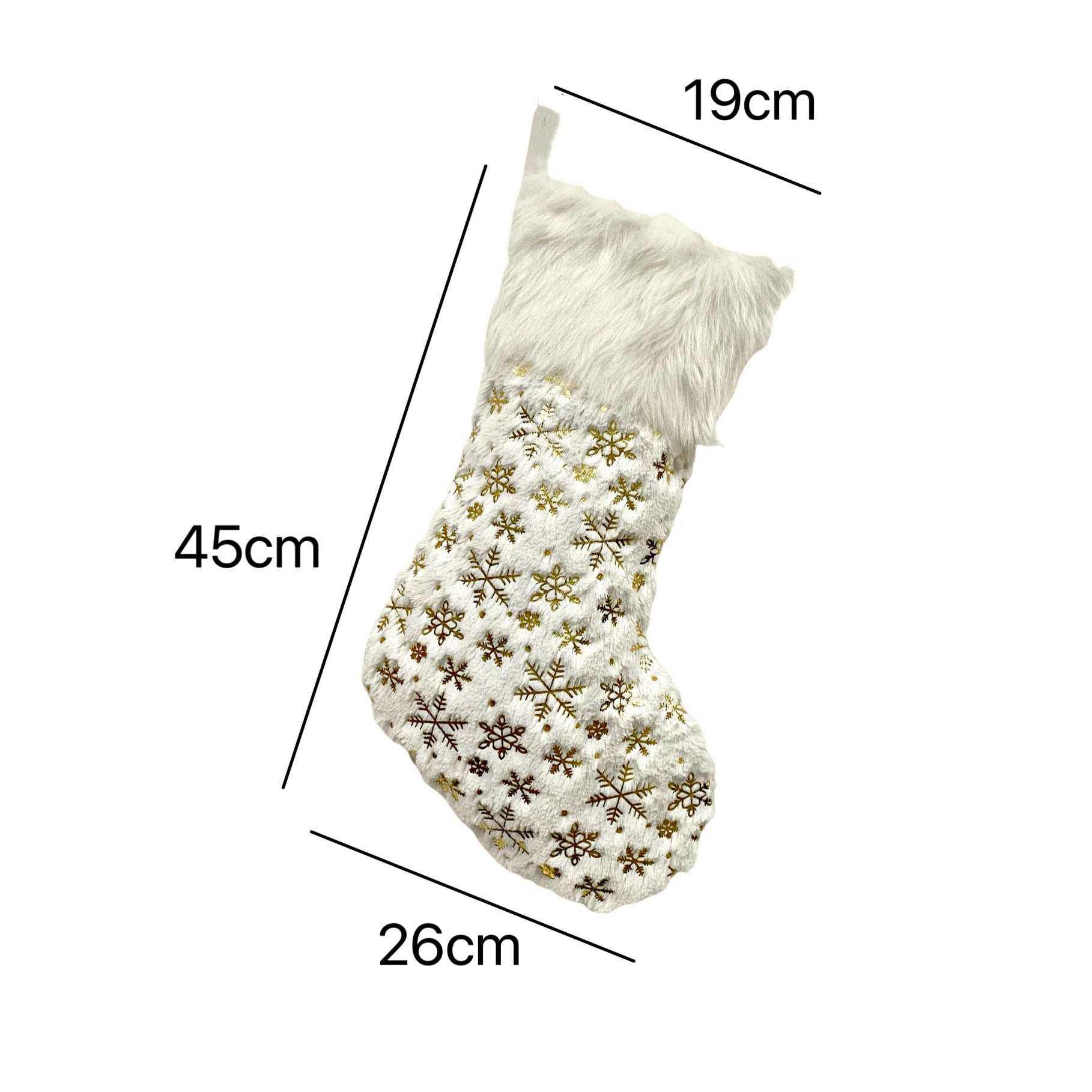 Gilding Plush Christmas Socks Gift Bag Christmas Decorations - MarketDomez