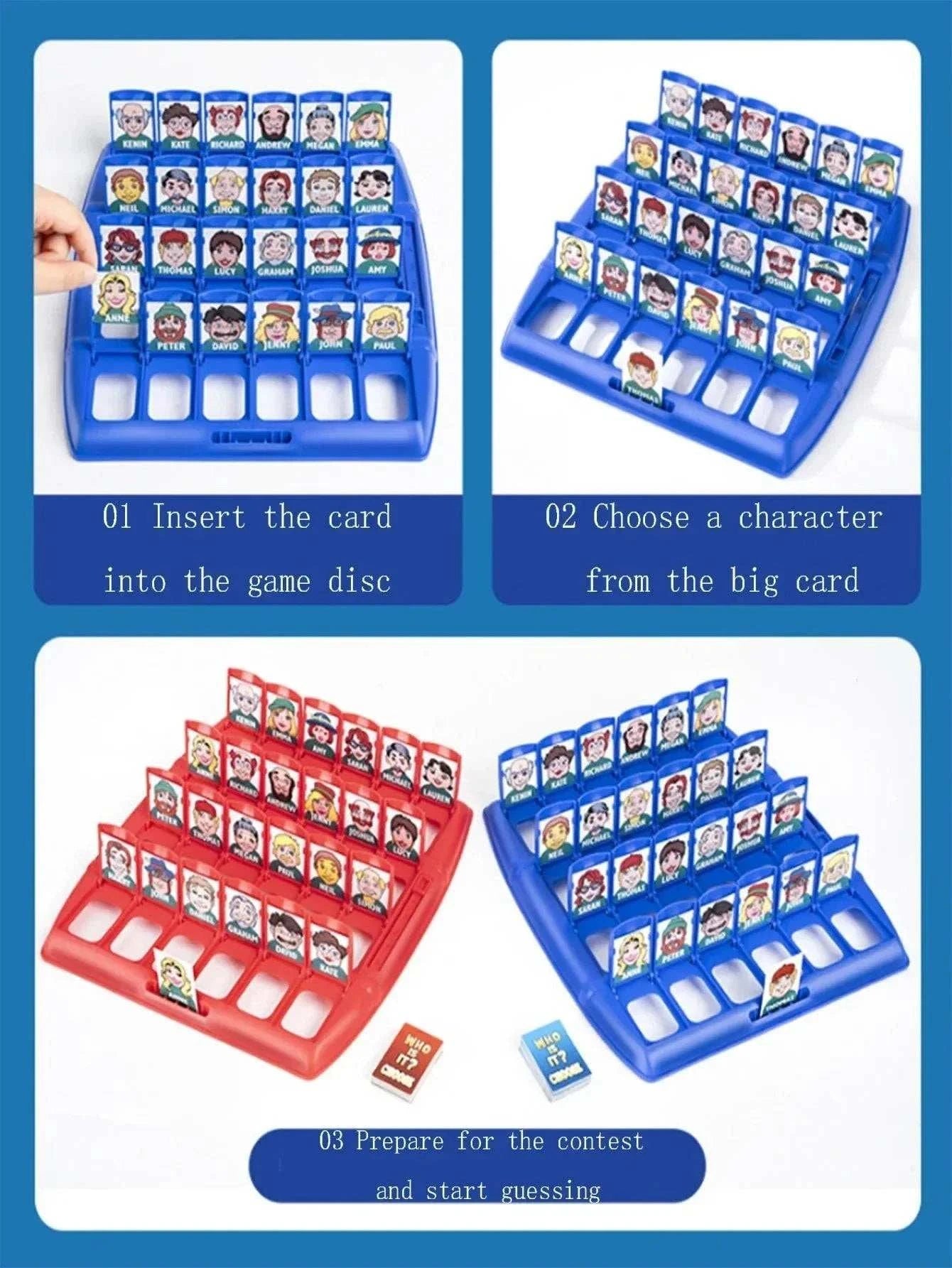 Head Game with Logical Thinking Puzzle Toy Children's Parent - Child Guess Who I Am Board Game Board Game - MarketDomez