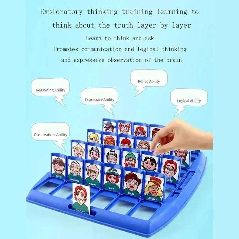 Head Game with Logical Thinking Puzzle Toy Children's Parent - Child Guess Who I Am Board Game Board Game - MarketDomez