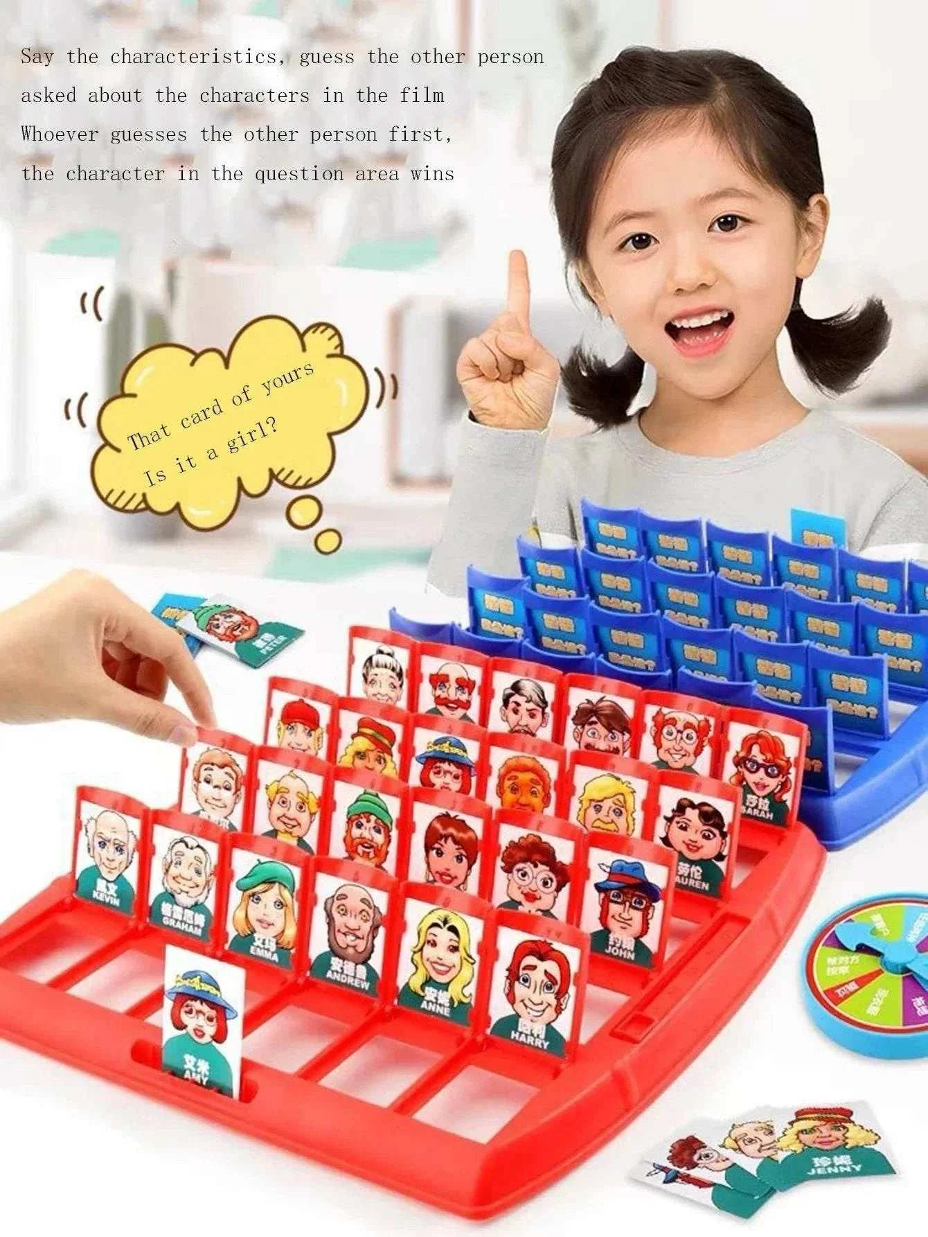 Head Game with Logical Thinking Puzzle Toy Children's Parent - Child Guess Who I Am Board Game Board Game - MarketDomez