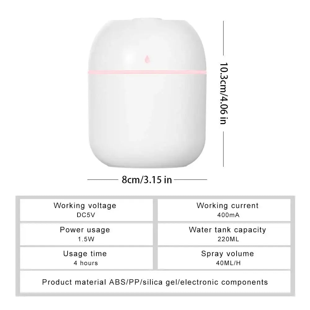 Humidifier Mini Portable USB Air Atomization for Desktop - Quiet - MarketDomez