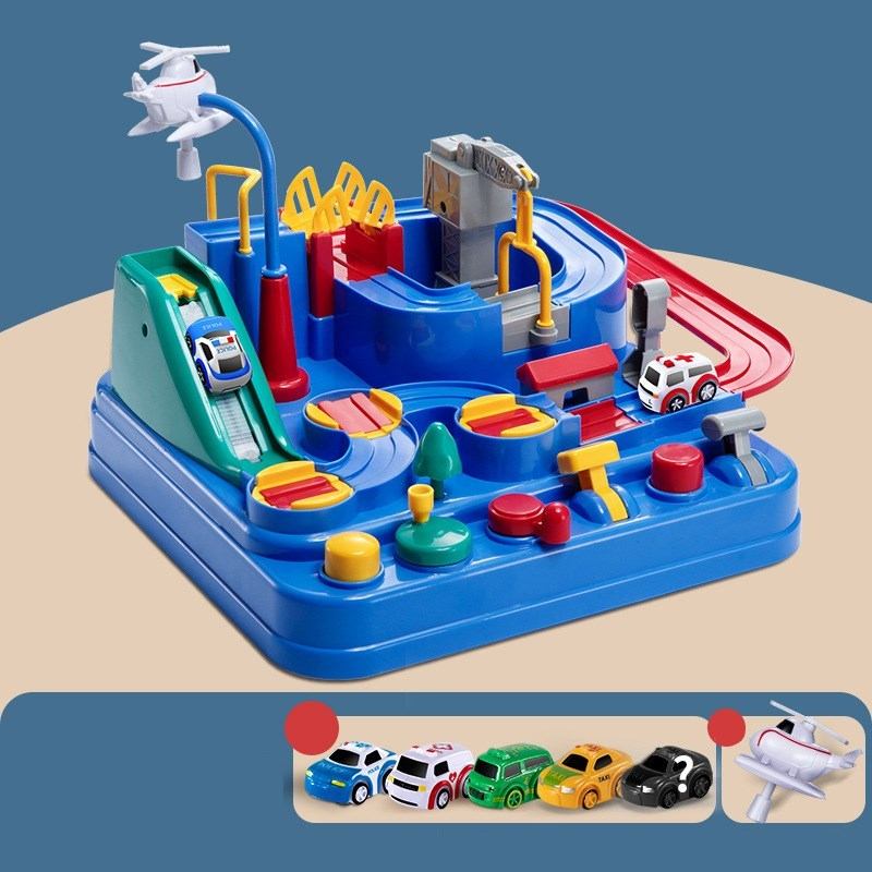 Kids' Parking Lot Car Track Toy - MarketDomez