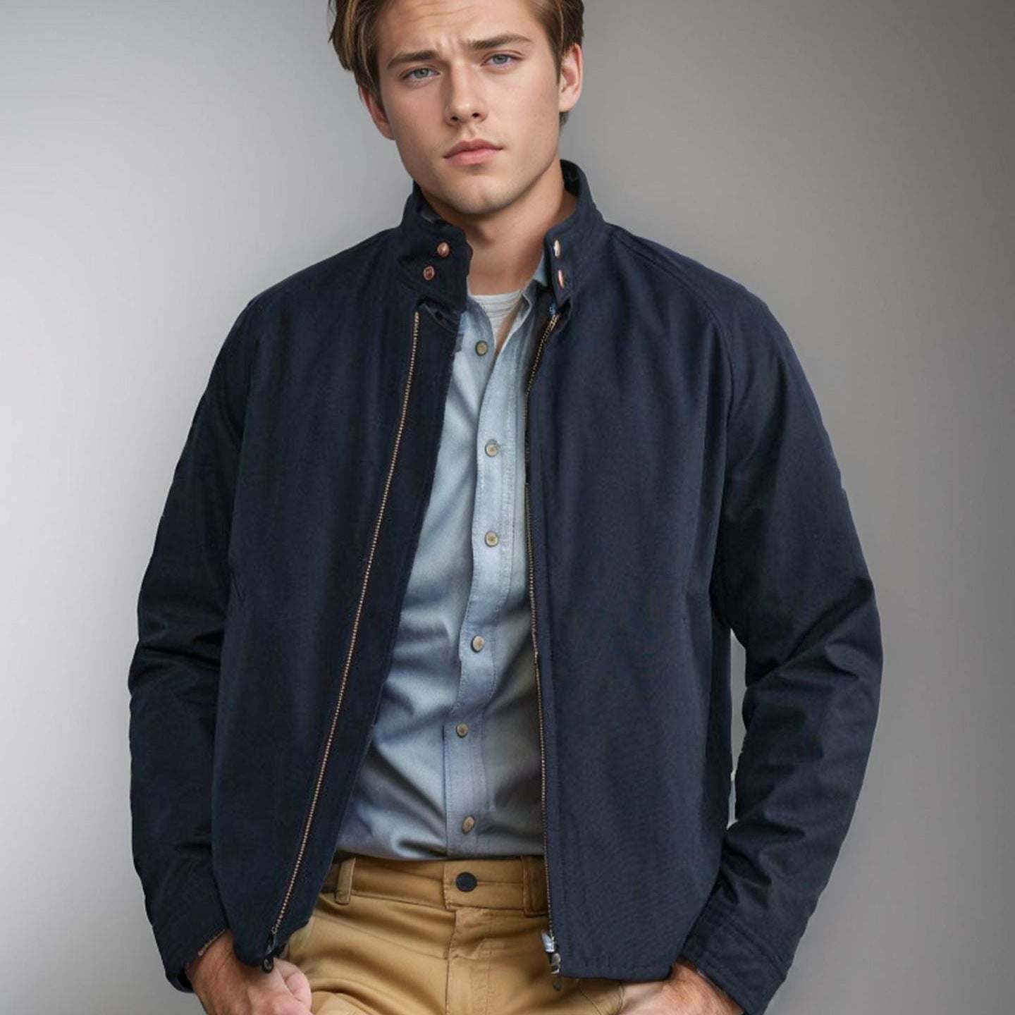 Men's Spring and Autumn Jacket - MarketDomez