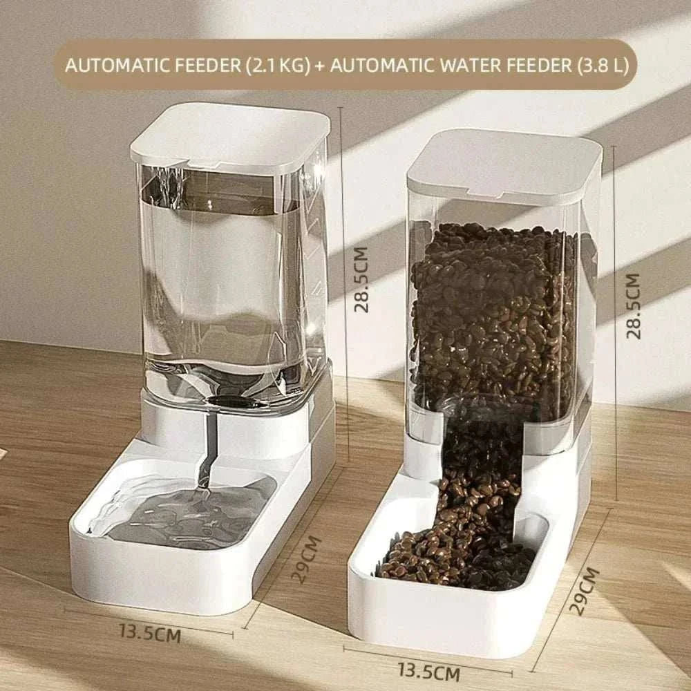 Pet automatic feeder Cat/Dog + water dispenser - MarketDomez