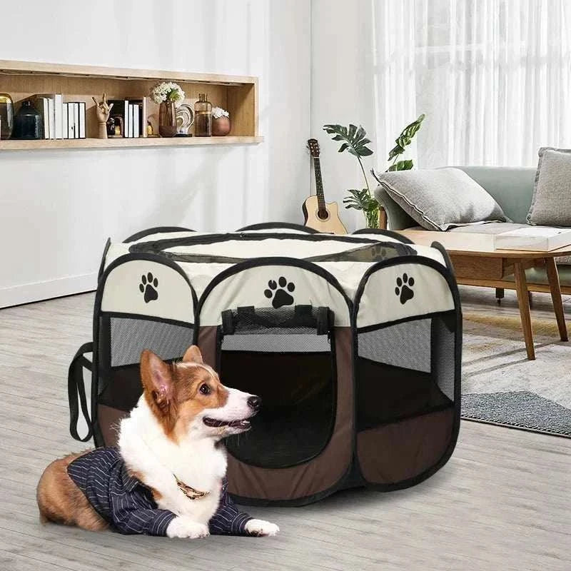 Portable Foldable Pet House for Dogs and Cats Easy To Use Outdoor - MarketDomez