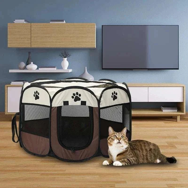 Portable Foldable Pet House for Dogs and Cats Easy To Use Outdoor - MarketDomez