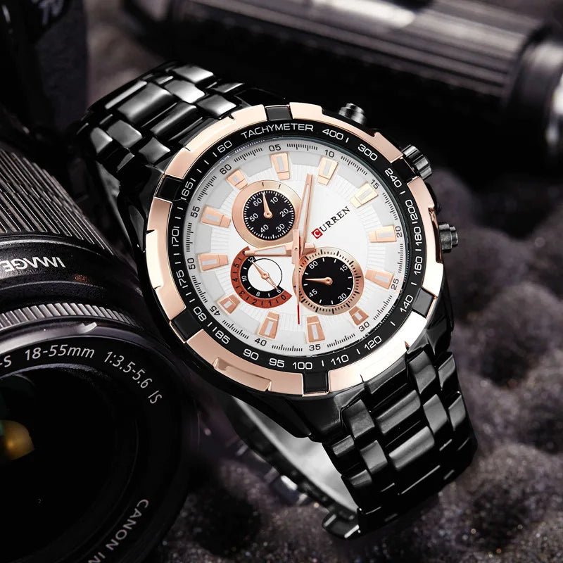 Quartz Watch Men Waterproof Business Watch - MarketDomez