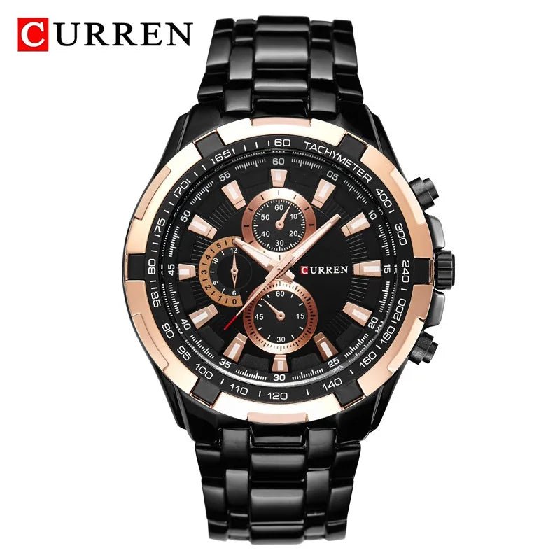 Quartz Watch Men Waterproof Business Watch - MarketDomez