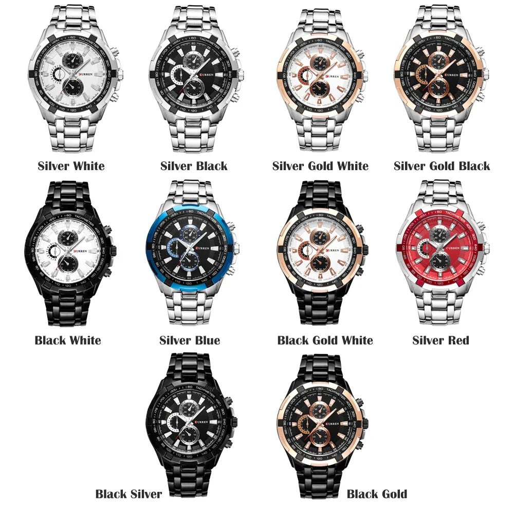 Quartz Watch Men Waterproof Business Watch - MarketDomez