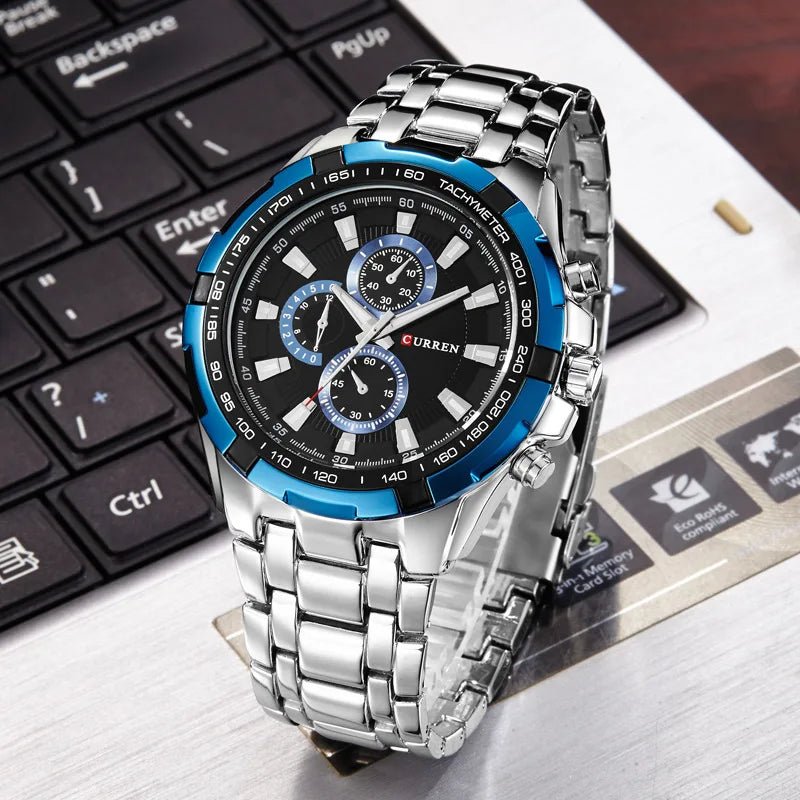 Quartz Watch Men Waterproof Business Watch - MarketDomez