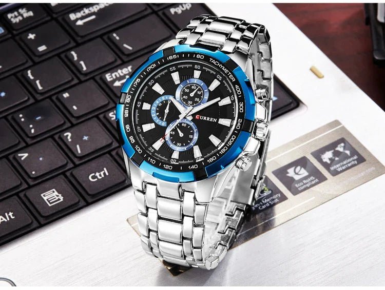 Quartz Watch Men Waterproof Business Watch - MarketDomez