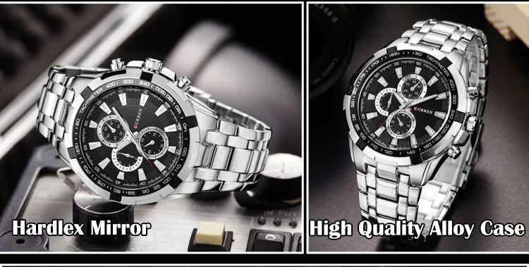 Quartz Watch Men Waterproof Business Watch - MarketDomez