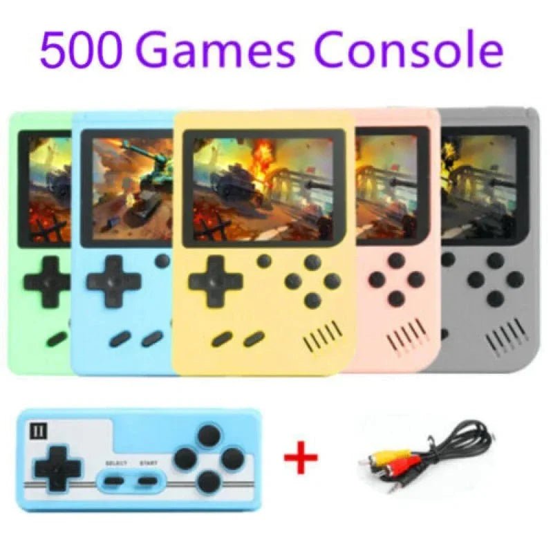 Retro Handheld Game Console with 500+ Games & TV Output - MarketDomez