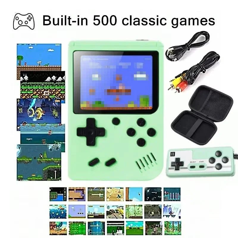 Retro Handheld Game Console with 500+ Games & TV Output - MarketDomez