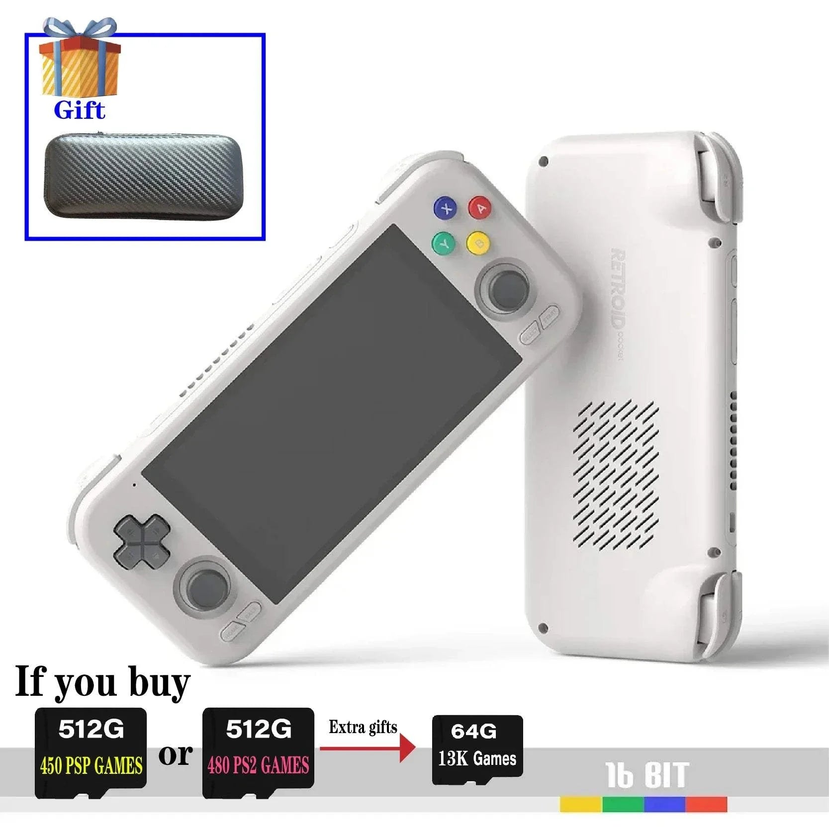 Retroid Pocket 4 Pro Handheld Game Console - MarketDomez